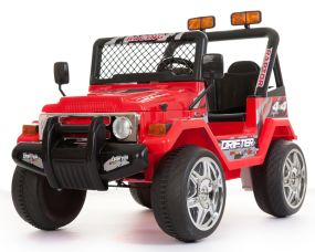 Accu Aangedreven - 12V 2 Zitter 4x4 Truck (Rood)