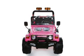 Accu Aangedreven - 12V 2 Zitter 4x4 Truck (Roze)