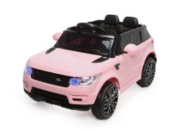 Accu aangedreven - 12V Range Rover Stijl Ride On Car Roze