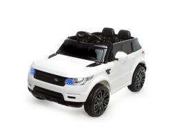 Accu aangedreven - 12V Range Rover Stijl Ride On Car Wit